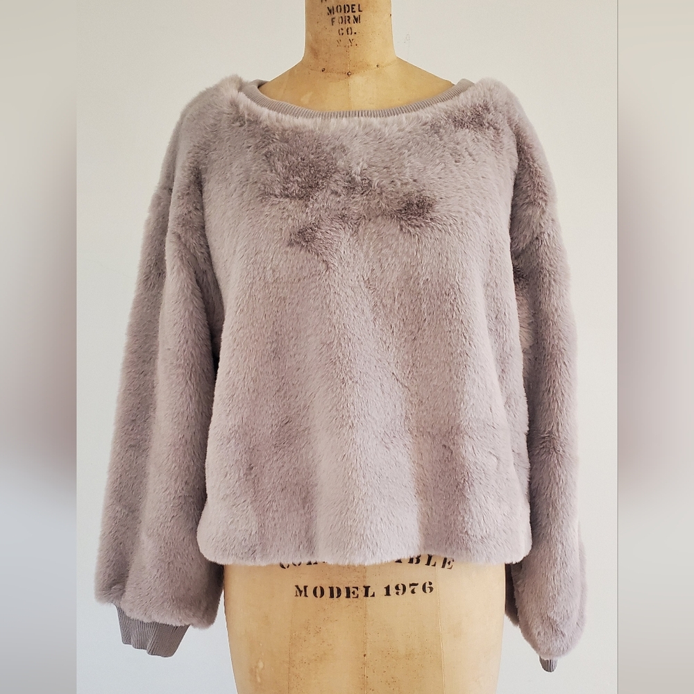 Maeve by Anthropologie crew neck sweater, size M, gray, NWT
